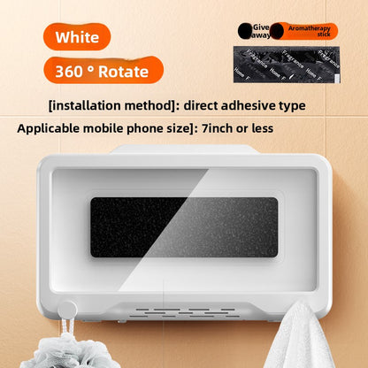 Expandable Rotatable Waterproof Phone Holder for Bathroom