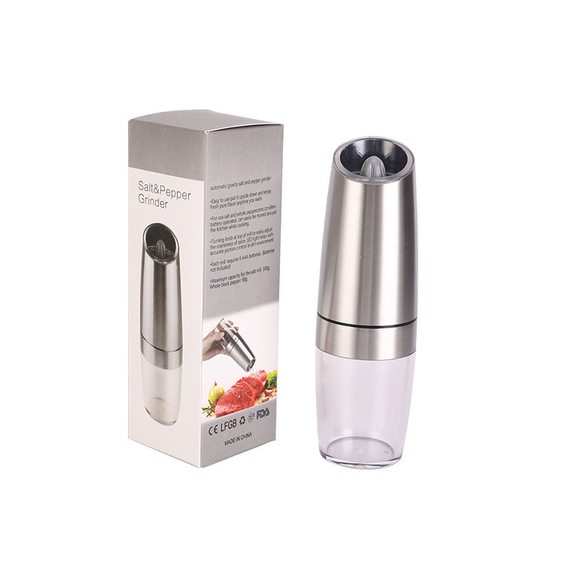 Electric Pepper Grinder Adjustable Kitchen Spice Mill