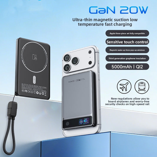 MagSafe Compatible Power Bank with Temperature Control