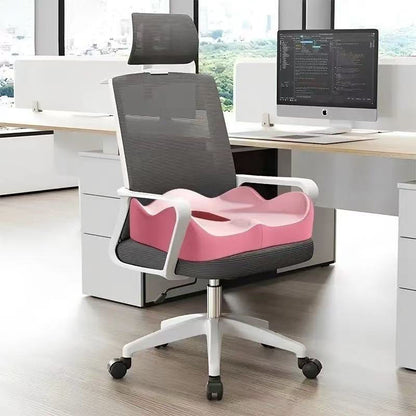 Ergonomic Memory Foam C-Cushion – Orthopedic Tailbone & Posture Relief for Gaming Chairs and Office Desks