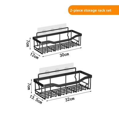 Wall Mounted Bathroom Organizer Rack