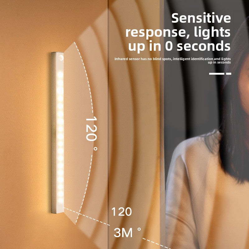 USB Rechargeable LED Motion Sensor Light Bar for Cabinets
