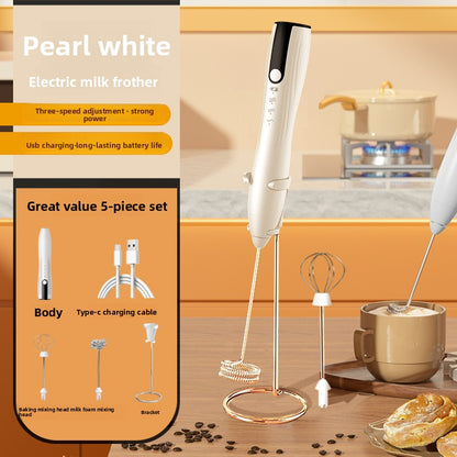 Handheld Electric Milk Frother and Mixer