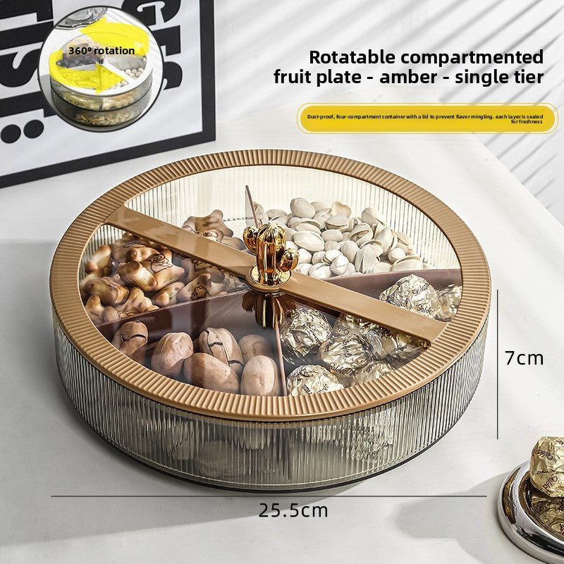 Luxury Sealed Snack Storage Fruit Plate Box