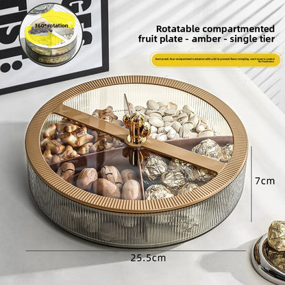 Luxury Sealed Snack Storage Fruit Plate Box