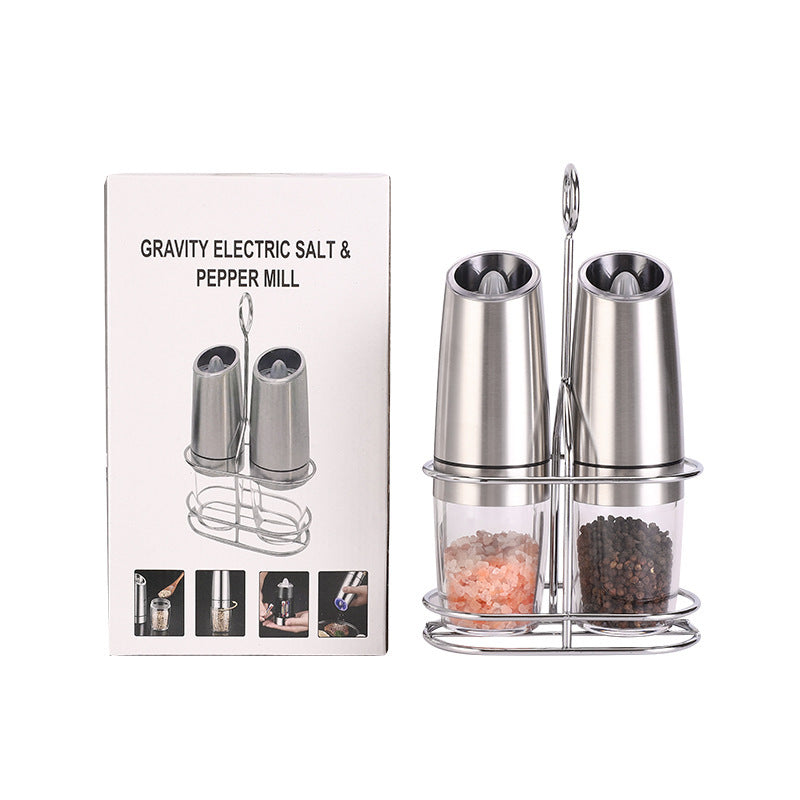 Electric Pepper Grinder Adjustable Kitchen Spice Mill