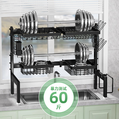 Retractable Kitchen Sink Storage Rack