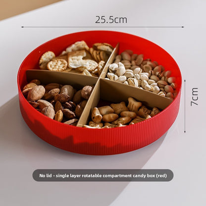 Luxury Sealed Snack Storage Fruit Plate Box