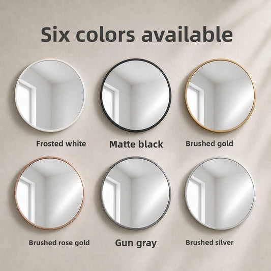Round Wall Mounted Bathroom Mirror