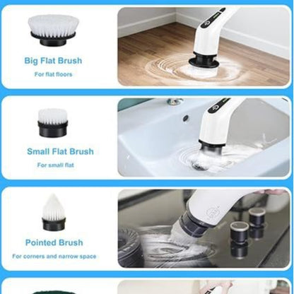 Electric Cleaning Brush for Kitchen Bathroom Floor