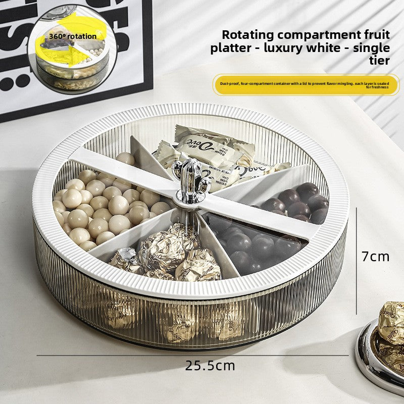 Luxury Sealed Snack Storage Fruit Plate Box