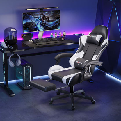 Ergonomic PU Leather Swivel Gaming Chair