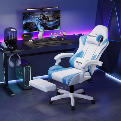 Ergonomic PU Leather Swivel Gaming Chair