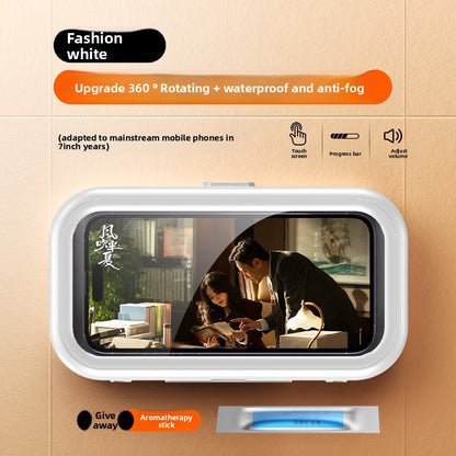 Expandable Rotatable Waterproof Phone Holder for Bathroom