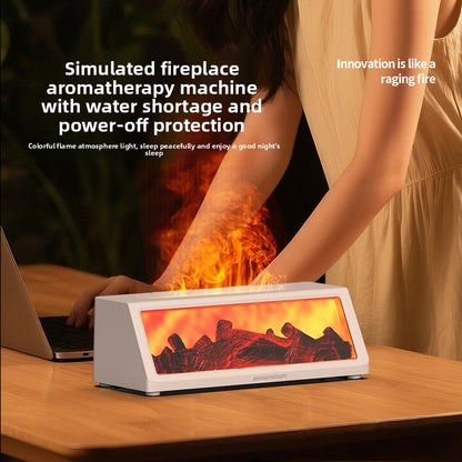 Luxury USB Flame Aroma Diffuser with Humidifier