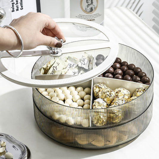 Luxury Sealed Snack Storage Fruit Plate Box