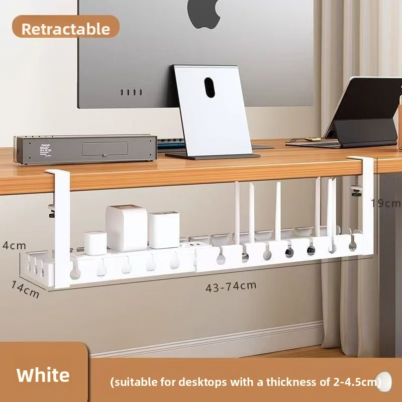 Everyday B&D Under Desk Cable Management Rack Retractable Organizer